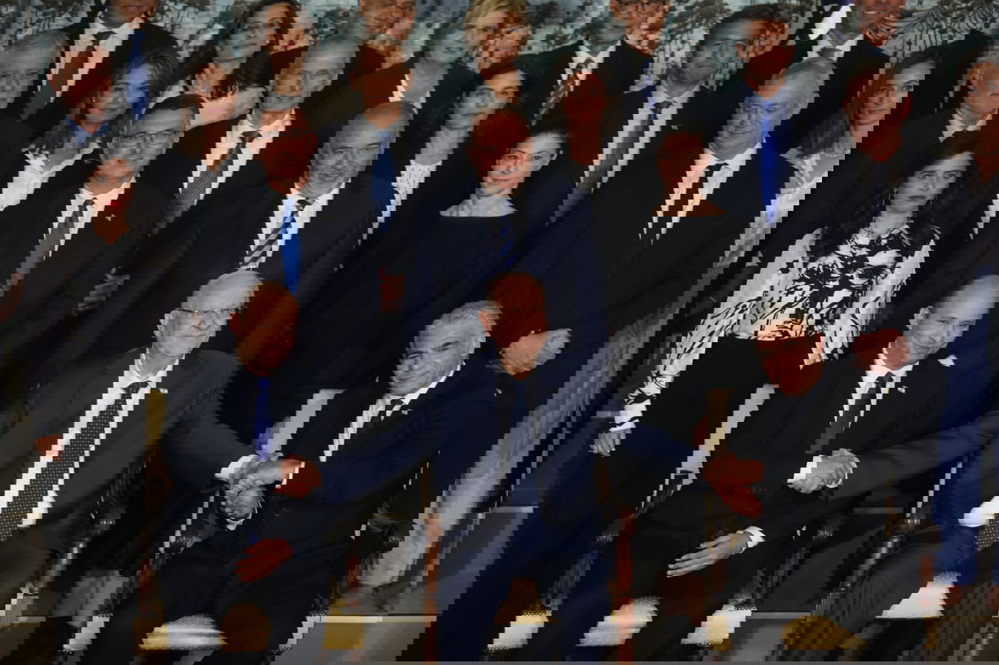 הנשיא ריבלין הצטלם עם שרי הממשלה ובירכם: 'בהצלחה'