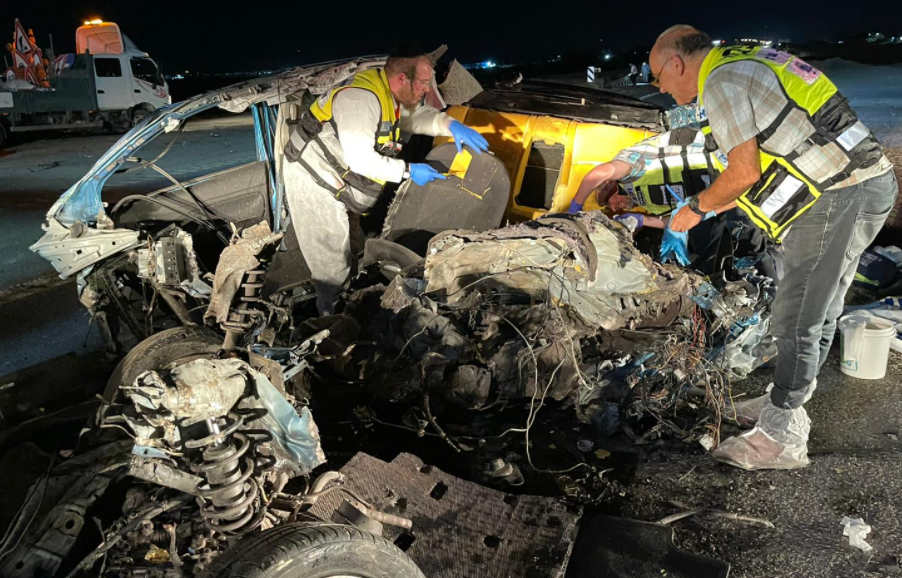 זירת התאונה