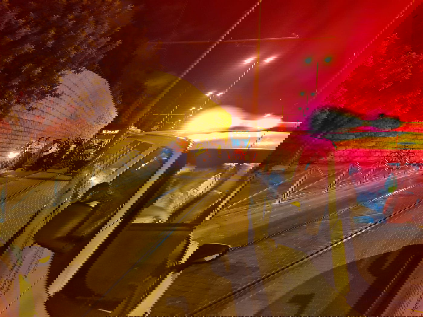 כבד ראייה נפגע בתאונה עם הרכבת הקלה בירושלים