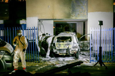 האלימות בלוד לפני כחודש