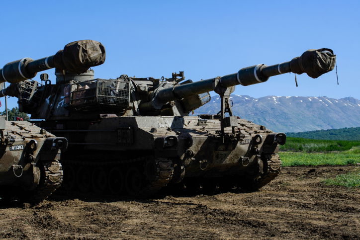 טנק בגבול ישראל-סוריה