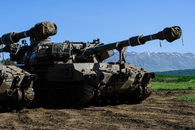 טנק בגבול ישראל-סוריה