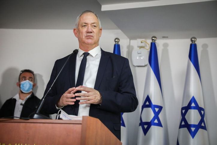 שר הביטחון גנץ. נלחם למען ועדת החקירה הממלכתית