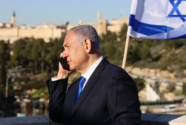 נתניהו במהלך מסע הבחירות