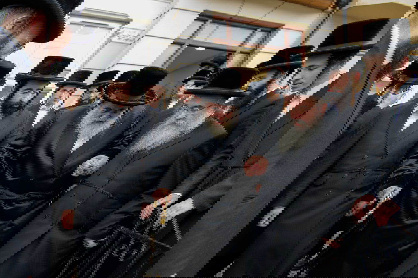 תיעוד: האדמו"ר מויז'ניץ בביקור בזק בלונדון