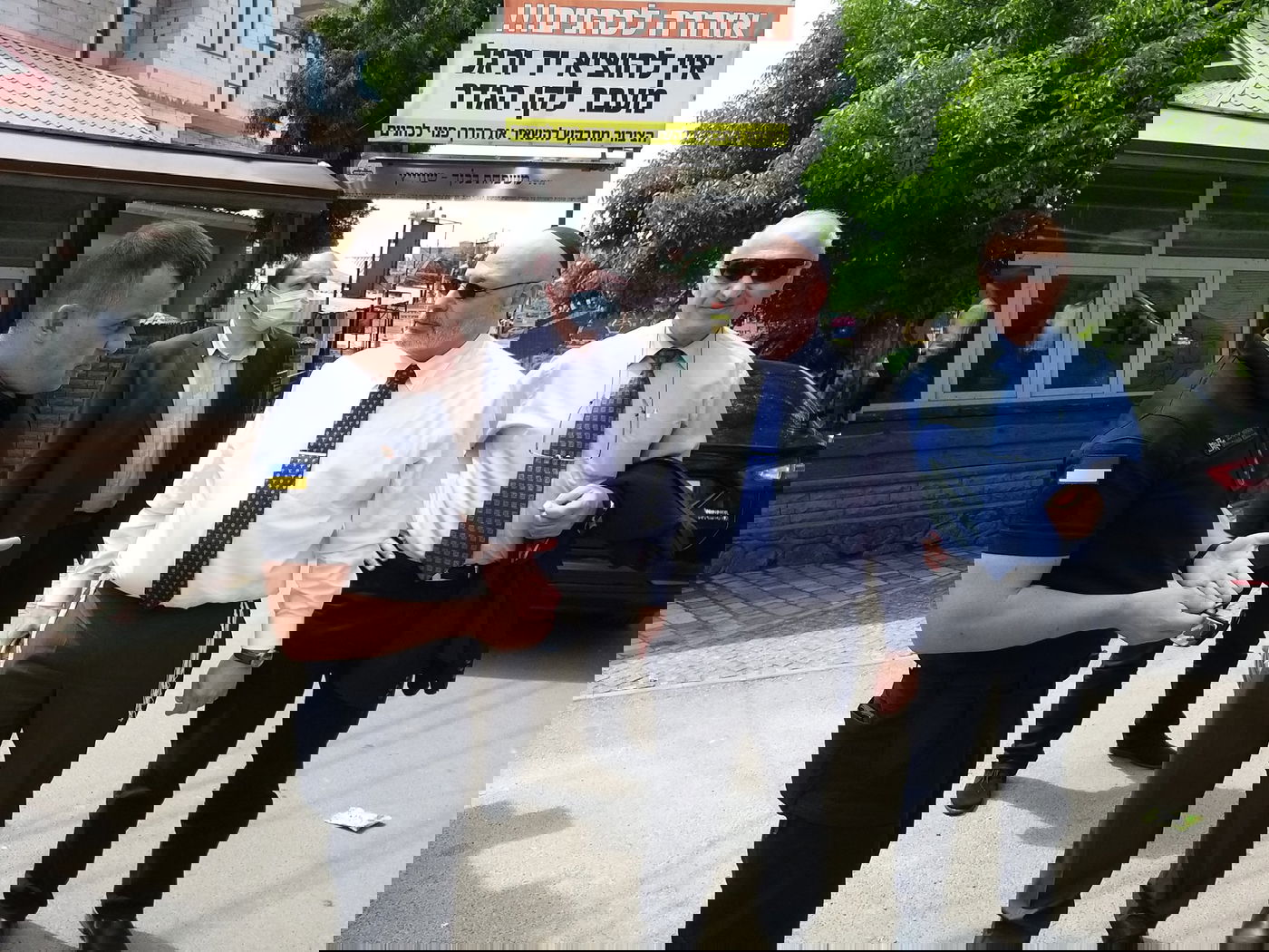 השגריר ליאון במתחם הציון