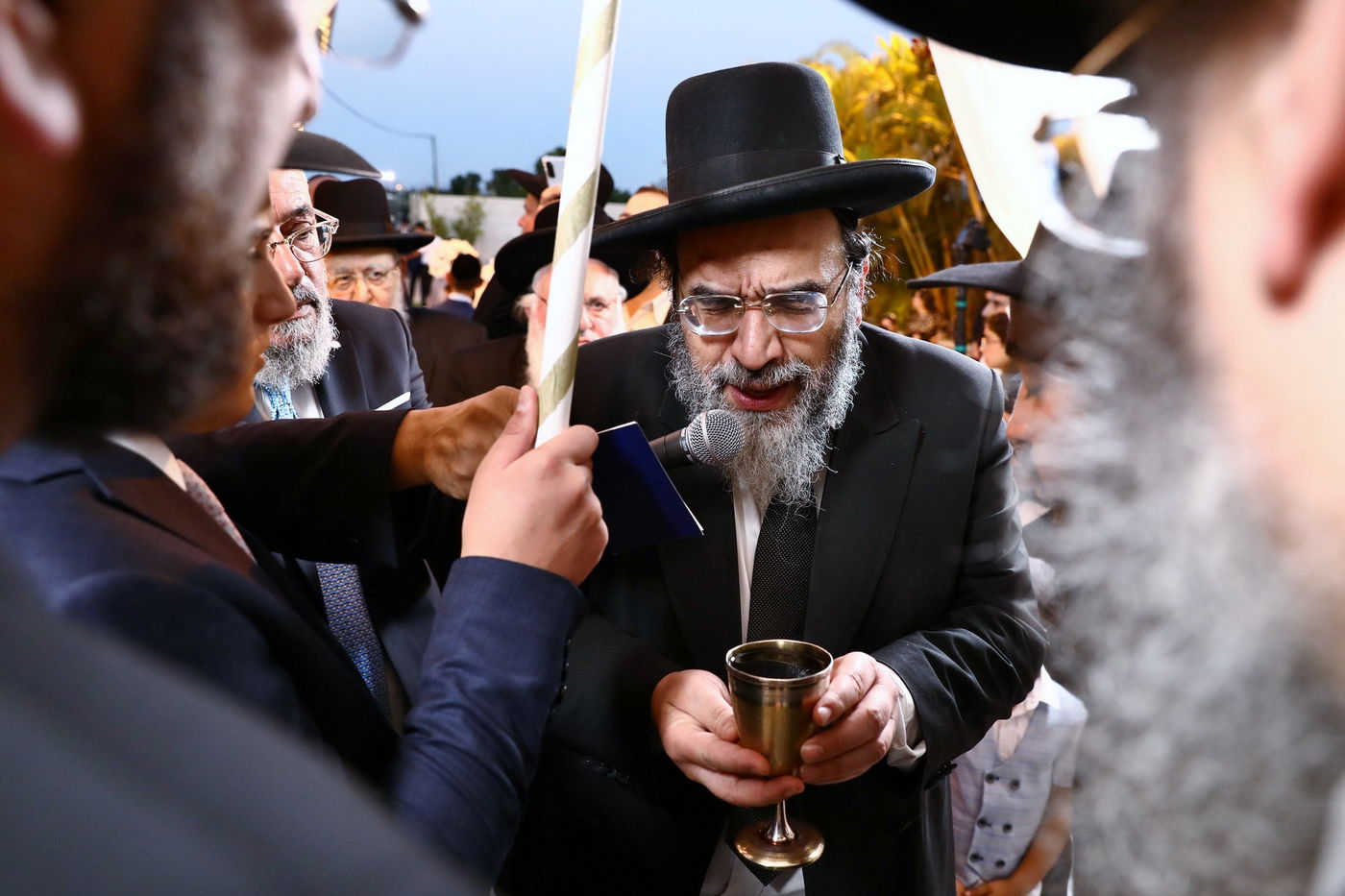 חתונת נכד האדמו"ר רבי ברוך אבוחצירא; תיעוד