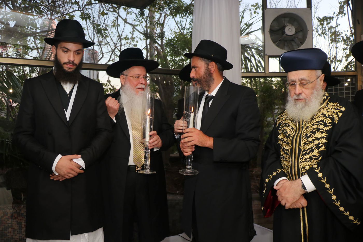 שמחת נישואי בן הזקונים של הגאון רבי מרדכי מלכא