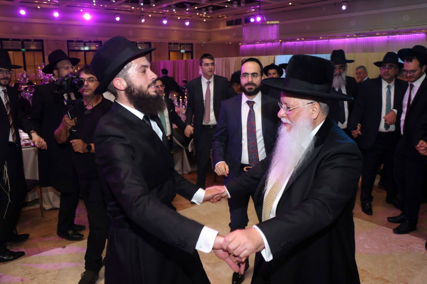 שמחת נישואי בן הזקונים של הגאון רבי מרדכי מלכא