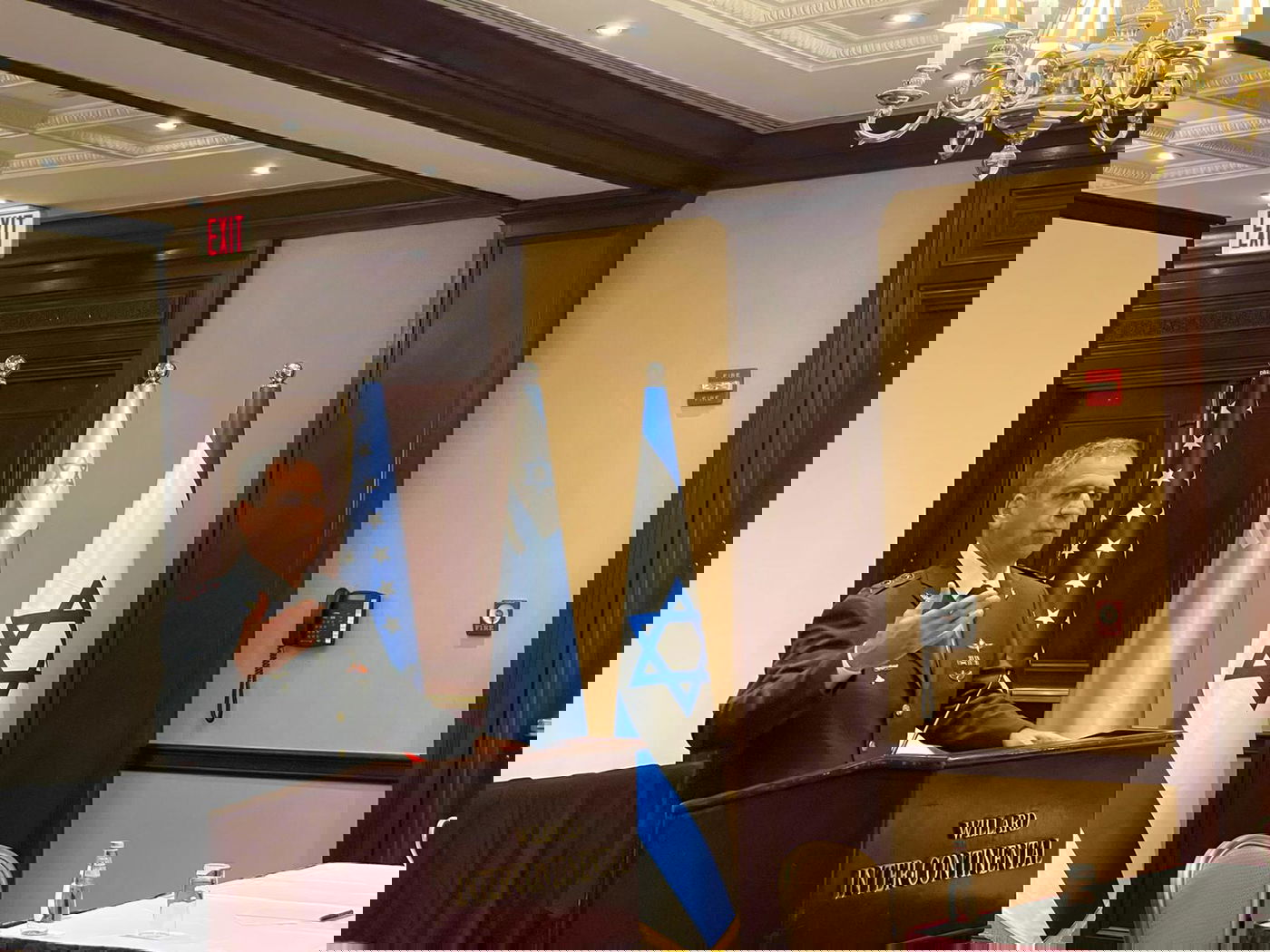 הרמטכ"ל נפגש עם בכירים בצבא האמריקאי