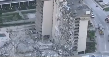 בניין בן 12 קומות קרס חלקית במיאמי: יש הרוג ו-8 פצועים
