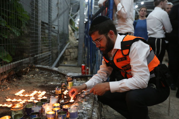 זירת האסון במירון