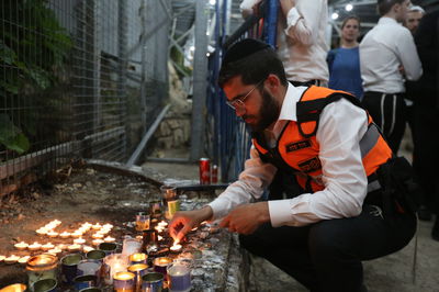 זירת האסון במירון