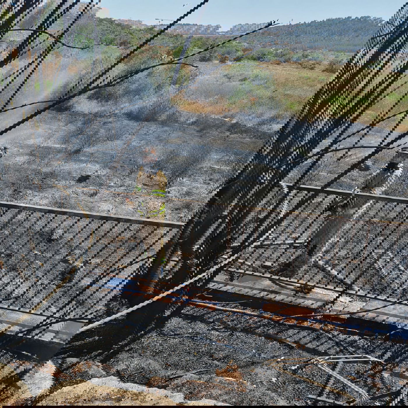 שריפה פרצה בעיר בית שמש, תושבים פונו