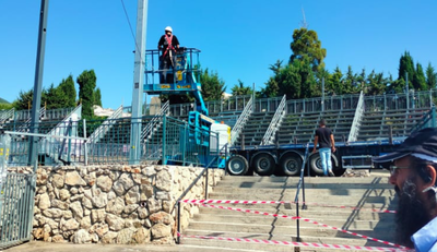 החלו להתבצע שינויים במתחמים סמוך לקבר רשב"י במירון