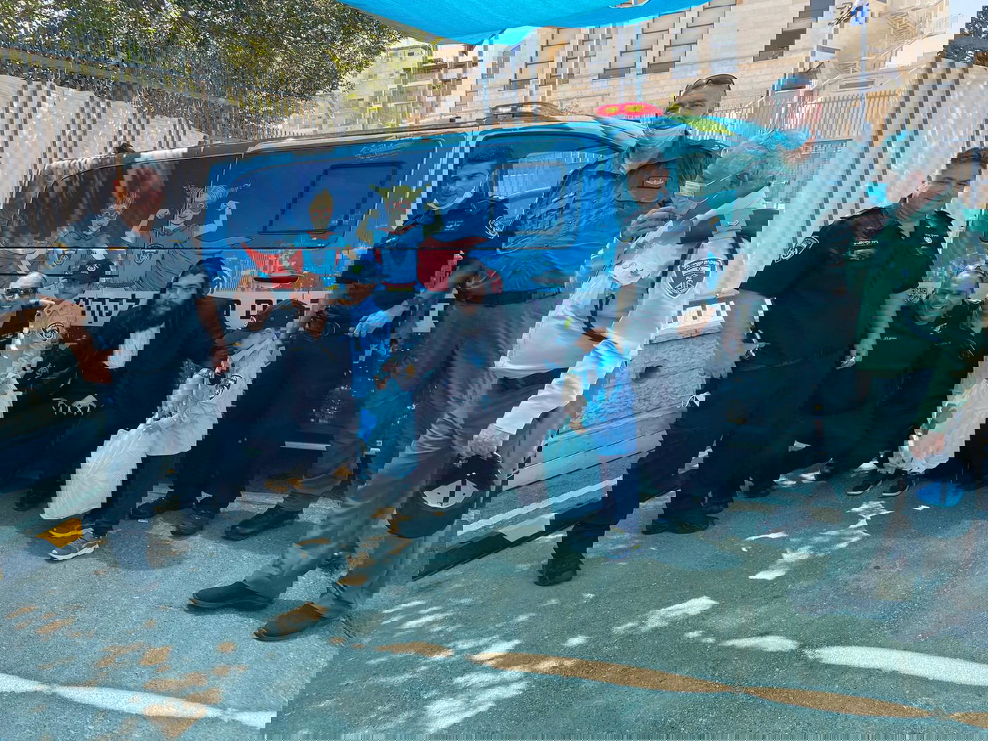 אלעד: כך הגשימו שוטרים חלום לילדים; צפו