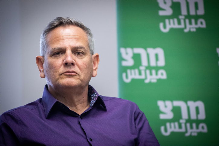 יו"ר מרצ, ניצן הורוביץ. המשבר הקואלציוני מתעצם