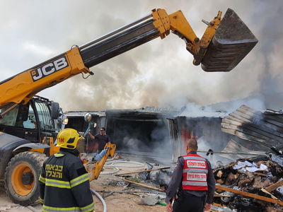 זירת השריפה