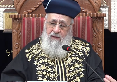 הרב יצחק יוסף: מי שיתגורר באזור חילוני - שלא יעלה לארץ