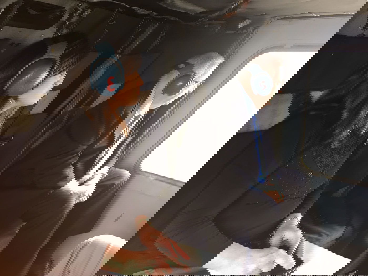 במסוק עם הנשיא ריבלין