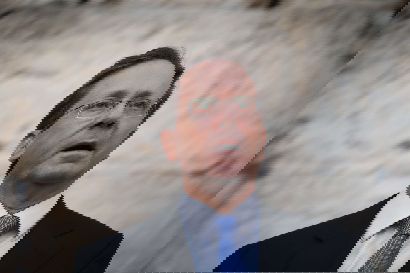 הנשיא הנבחר יצחק הרצוג התפלל בכותל וקרא לאחדות