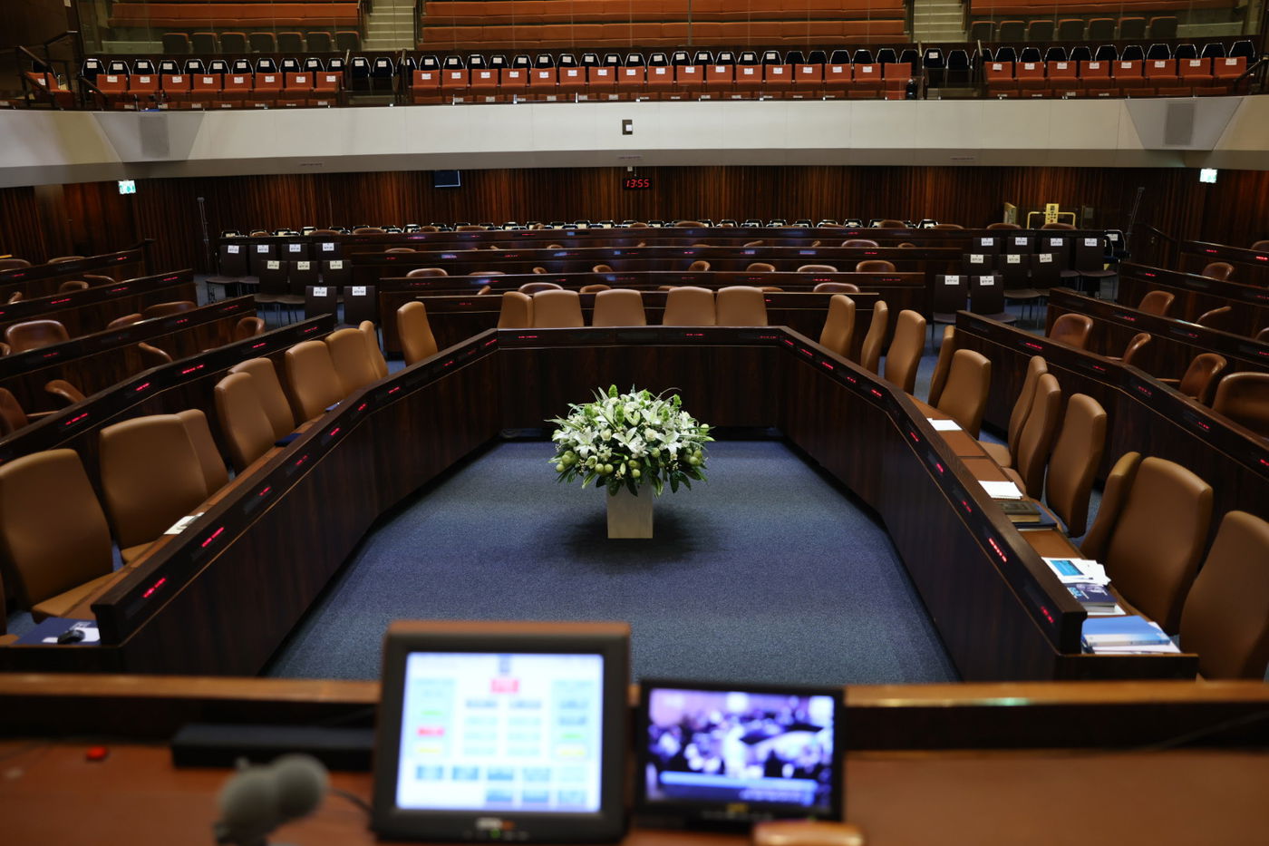 מליאת הכנסת לקראת ההשבעה