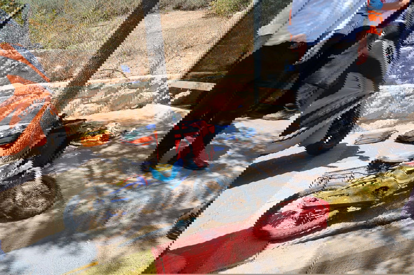 זירת התאונה בביתר