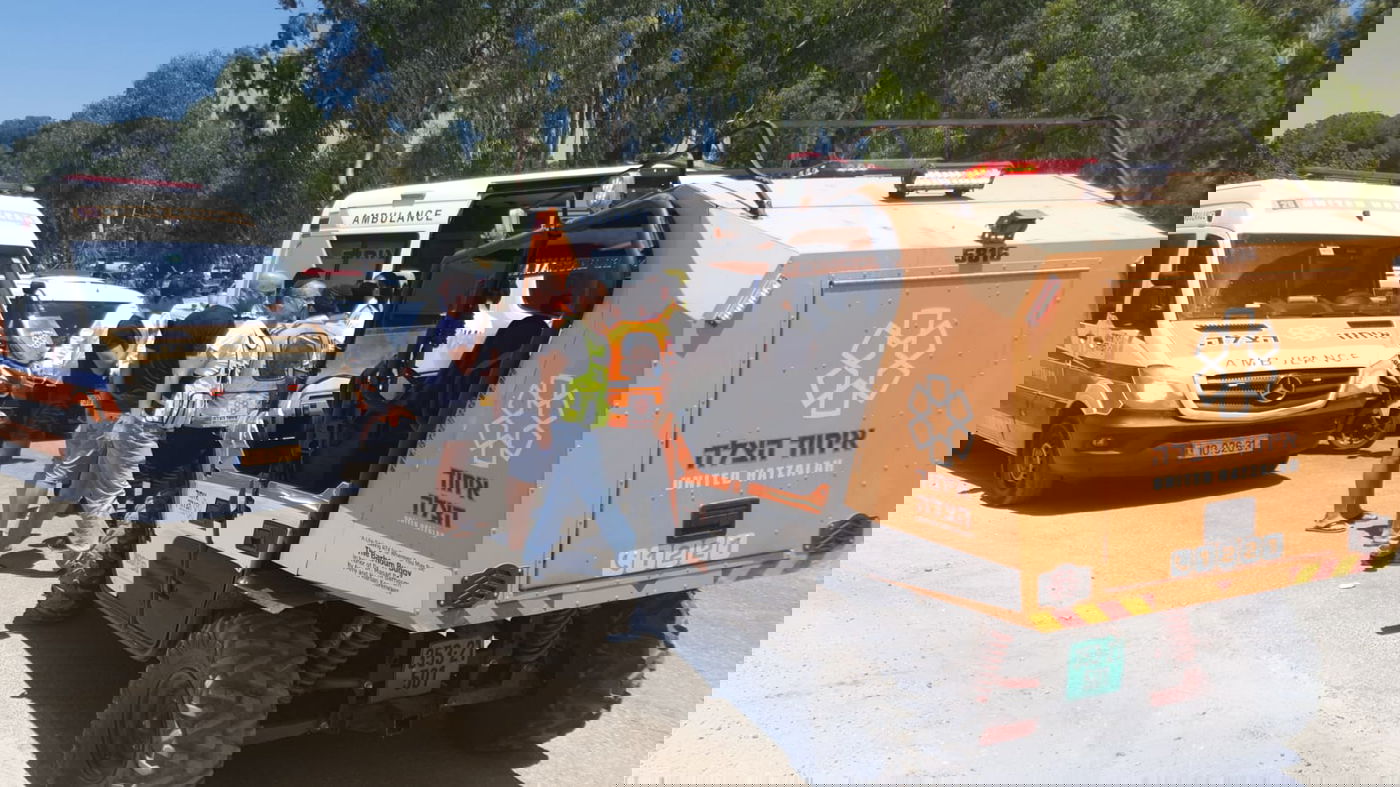 חרדי מאלעד ובנו נפצעו קשה עם טרקטורון