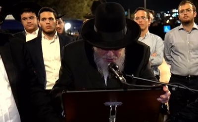 בהלווית הרב בני וייס ז"ל