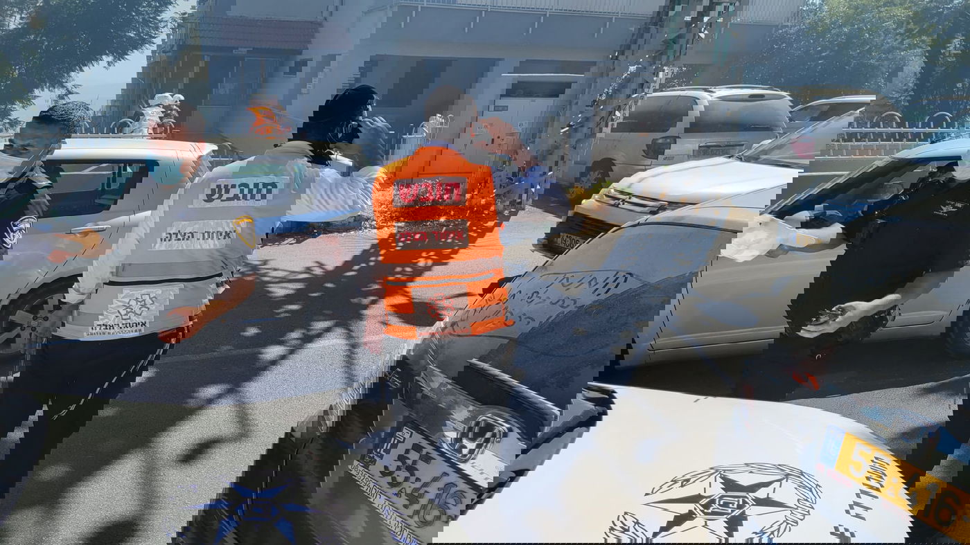 חובש בזירת האירוע