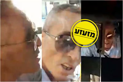 נהג האוטובוס לחרדים: "סמרטוטי ריצפה, חבל שלא הלכתם כולכם במירון"