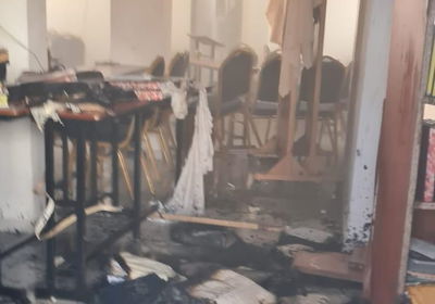 שריפה בבית כנסת בלוד; ספרי הקודש חולצו