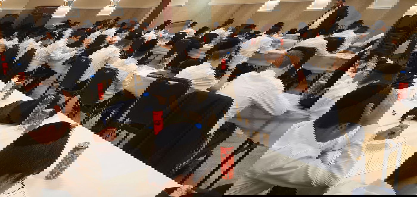 תלמידי ת"ת חקרי לב נבחנו על מסכת קידושין