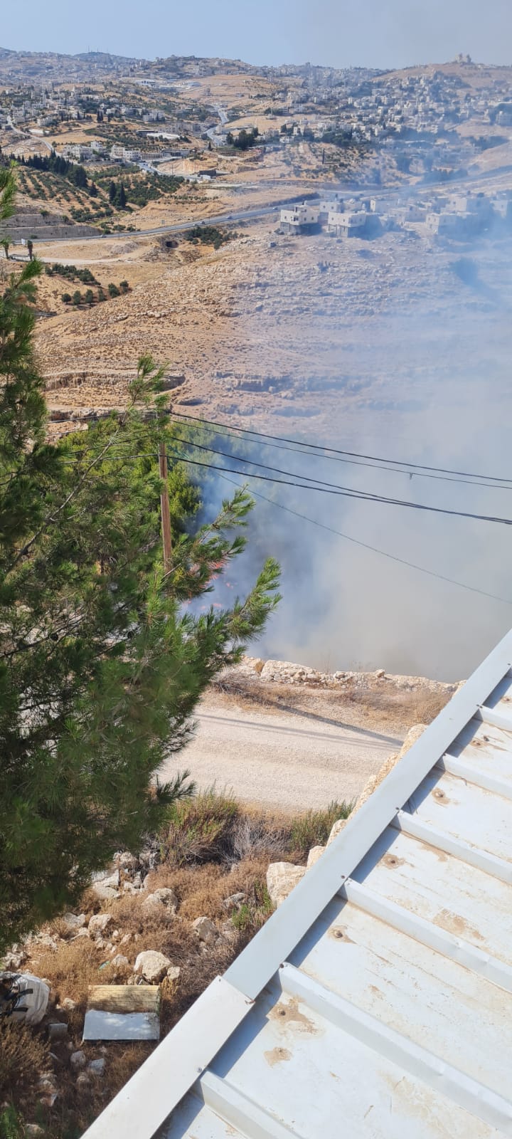 הושגה שליטה על השריפה בשמורת הטבע "נחל תקוע"