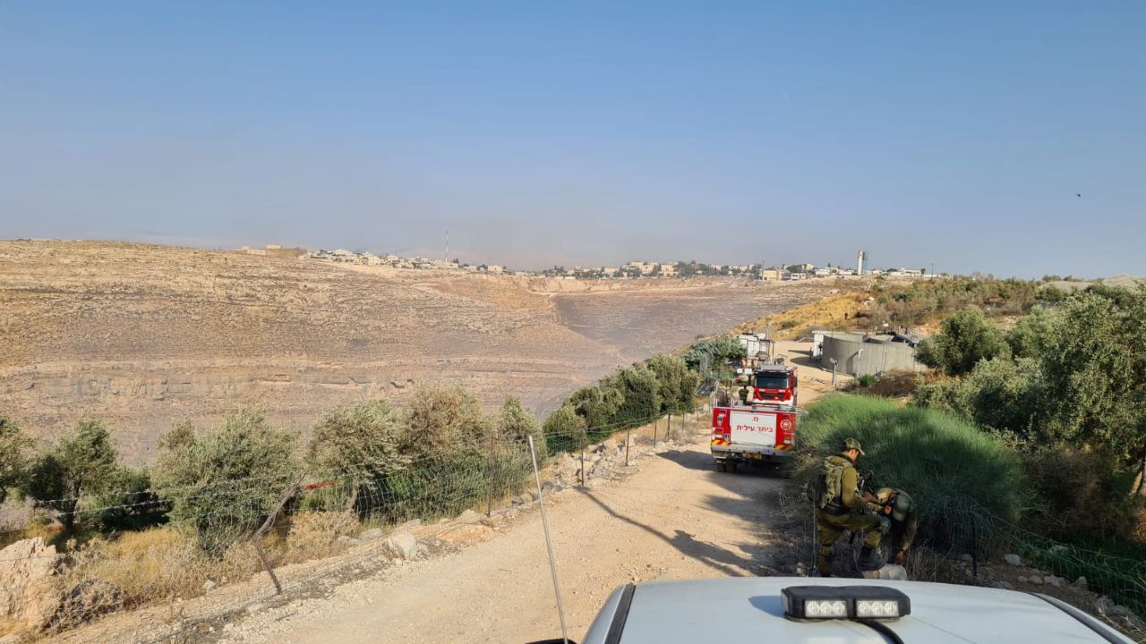 הושגה שליטה על השריפה בשמורת הטבע "נחל תקוע"