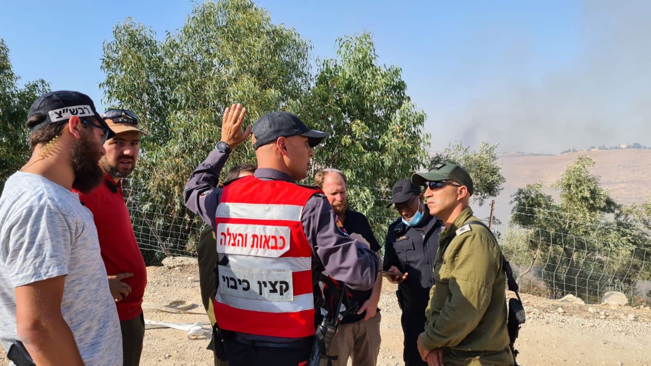 הושגה שליטה על השריפה בשמורת הטבע "נחל תקוע"