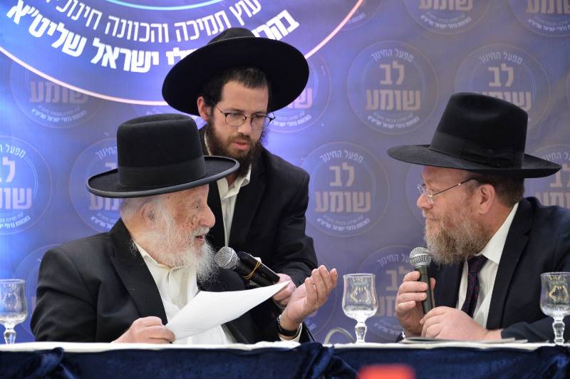 הרב אליאב מילר עם הגרב"ד פוברסקי