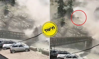 תיעוד מטורף: 9 הרוגים במפולת סלעים; צפו