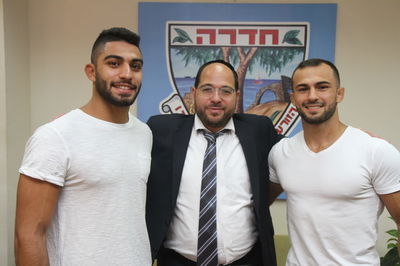 ברוך שמאילוב וטוהר בוטבול ערב היציאה לייצוג ישראל באולימפיאדה