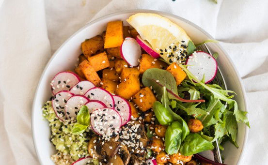 קוביות בטטה אפויות בתנור