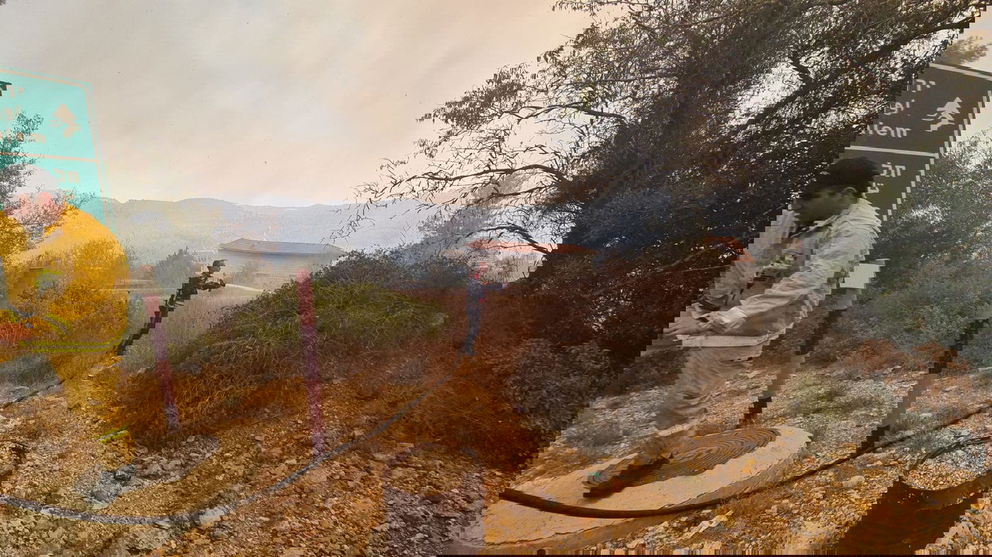 השריפה בשורש: בתים פונו, כביש 1 נפתח לתנועה