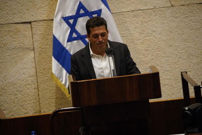 שיקלי בנאומו היום במליאה