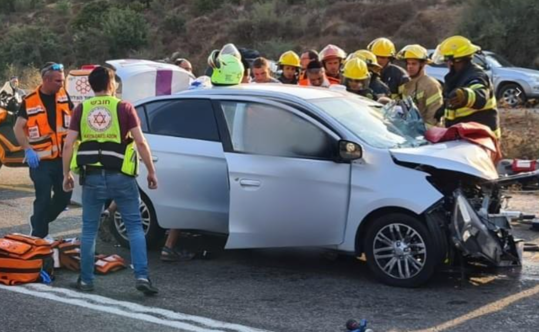 זירת התאונה