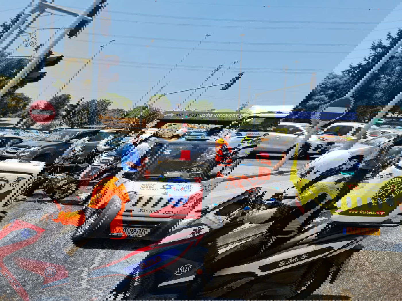 זירת התאונה