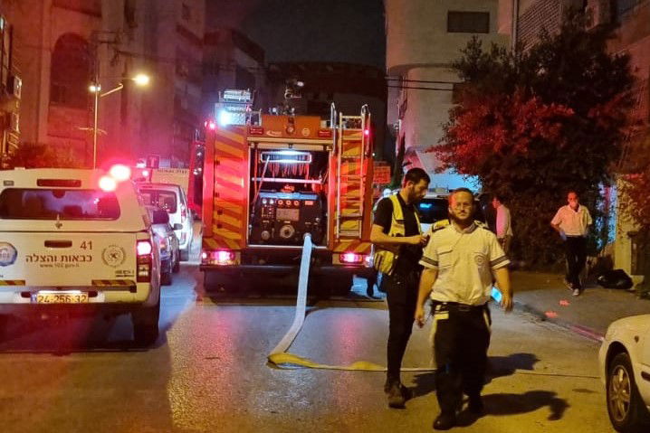 זירת השריפה