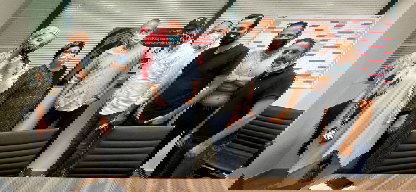 הנציגים עם שר התרבות