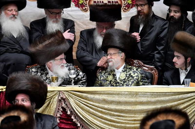 שמחת האירוסין לנכד האדמו"רים מויז'ניץ וסערט ויז'ניץ