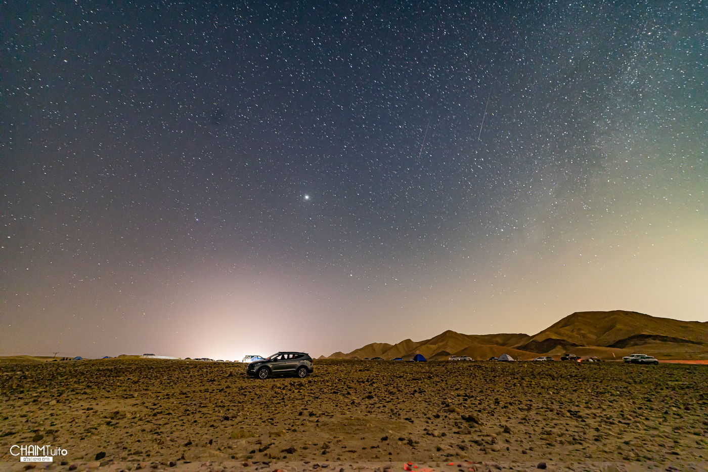 גשם של מטאורים במדבר • תיעוד מרהיב