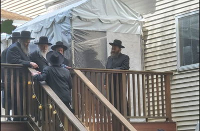 הרבי מגור בביקור בארה"ב