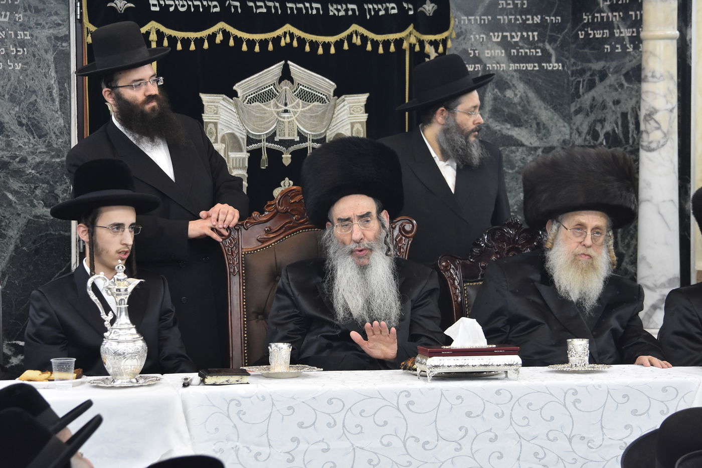 תיעוד: שמחת ה'תנאים' לנכד האדמו"ר מאלכסנדר